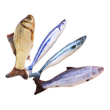 Load image into Gallery viewer, Plush Creative 3D Carp Fish Shape Cat Toy Gift Cute Simulation Fish Playing Toy For Pet Gifts Catnip Fish Stuffed Pillow Doll