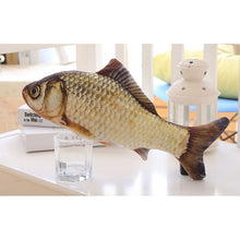 Load image into Gallery viewer, Plush Creative 3D Carp Fish Shape Cat Toy Gift Cute Simulation Fish Playing Toy For Pet Gifts Catnip Fish Stuffed Pillow Doll