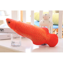 Load image into Gallery viewer, Plush Creative 3D Carp Fish Shape Cat Toy Gift Cute Simulation Fish Playing Toy For Pet Gifts Catnip Fish Stuffed Pillow Doll