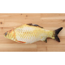 Load image into Gallery viewer, Plush Creative 3D Carp Fish Shape Cat Toy Gift Cute Simulation Fish Playing Toy For Pet Gifts Catnip Fish Stuffed Pillow Doll