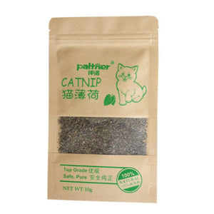 Newest Arrive Natural Organic Premium Catnip 10g Catmint , Menthol Flavor , Cat Treats Funny Toys for Kittens
