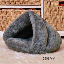 Load image into Gallery viewer, 2 Size Puppy Pet Cat Dog Soft Warm Nest Kennel Bed Cave House Sleeping Bag Mat Pad Tent S L 5 Colors Pets Winter Warm Cozy Beds